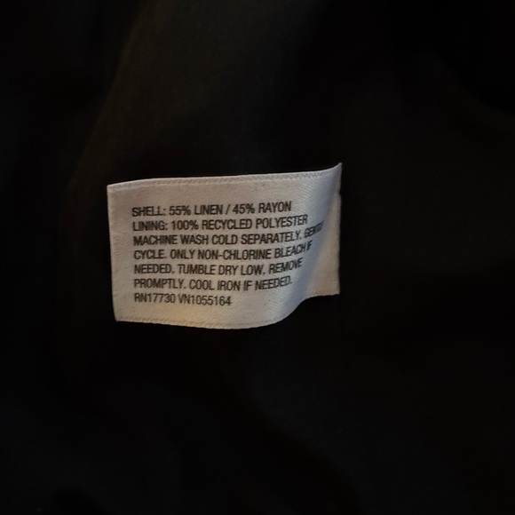 a new day Women’s Classic Black Linen Blend Blazer NWT - Picture 5 of 5